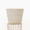 Bucket Blumentopf Beige Washed M – ein stilvoller XL Pflanzentopf mit natürlichem Look für ein harmonisches Wohnambiente.