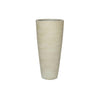 Dax Blumentopf Beige Washed XL – ein imposanter XXL Pflanzkübel mit schlanker Form, ideal für hohe Pflanzen und modernes Design.