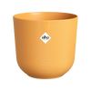 Elho Jazz Rund Blumentopf Ambergelb – ein stilvoller Pflanzkübel mit warmem Farbton für elegante Pflanzenpräsentation.