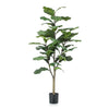 Kunstpflanze – Ficus Lyrata – Geigenfeige – 120 cm