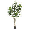 Kunstpflanze – Ficus Lyrata – Tabakpflanze – 210 cm