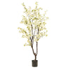 Kunstpflanze – Prunus – Kirschblüte Weiß – 210 cm